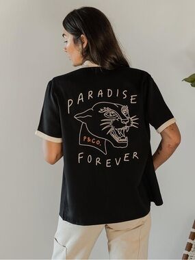P&Co Paradise Forever Bowling Shirt - M - NWOT